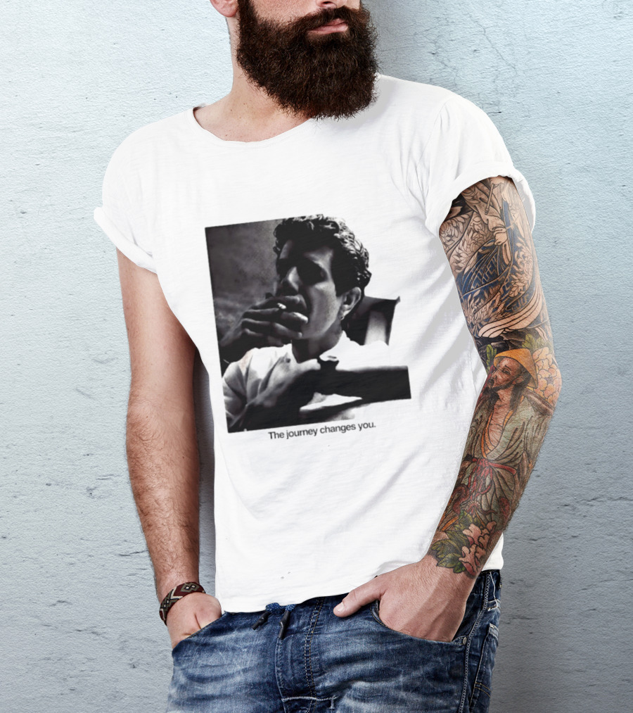 Anthony Bourdain Smoking The Journey Changes You T-Shirt
