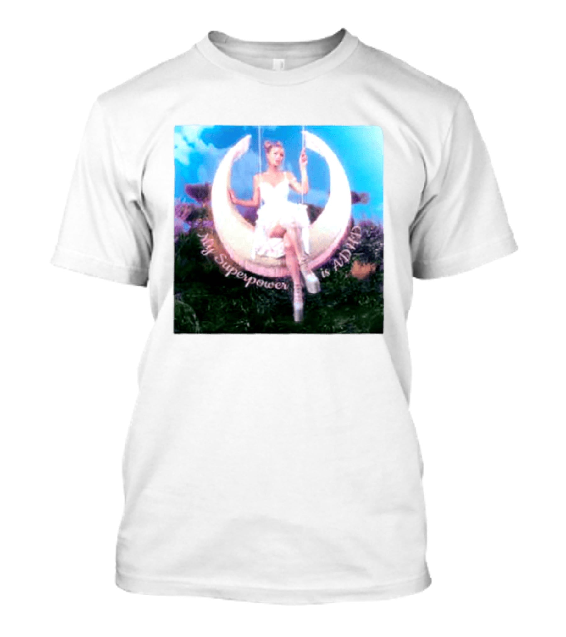 Paris Hilton Moon Swing My Superpower Is ADHD T-Shirt