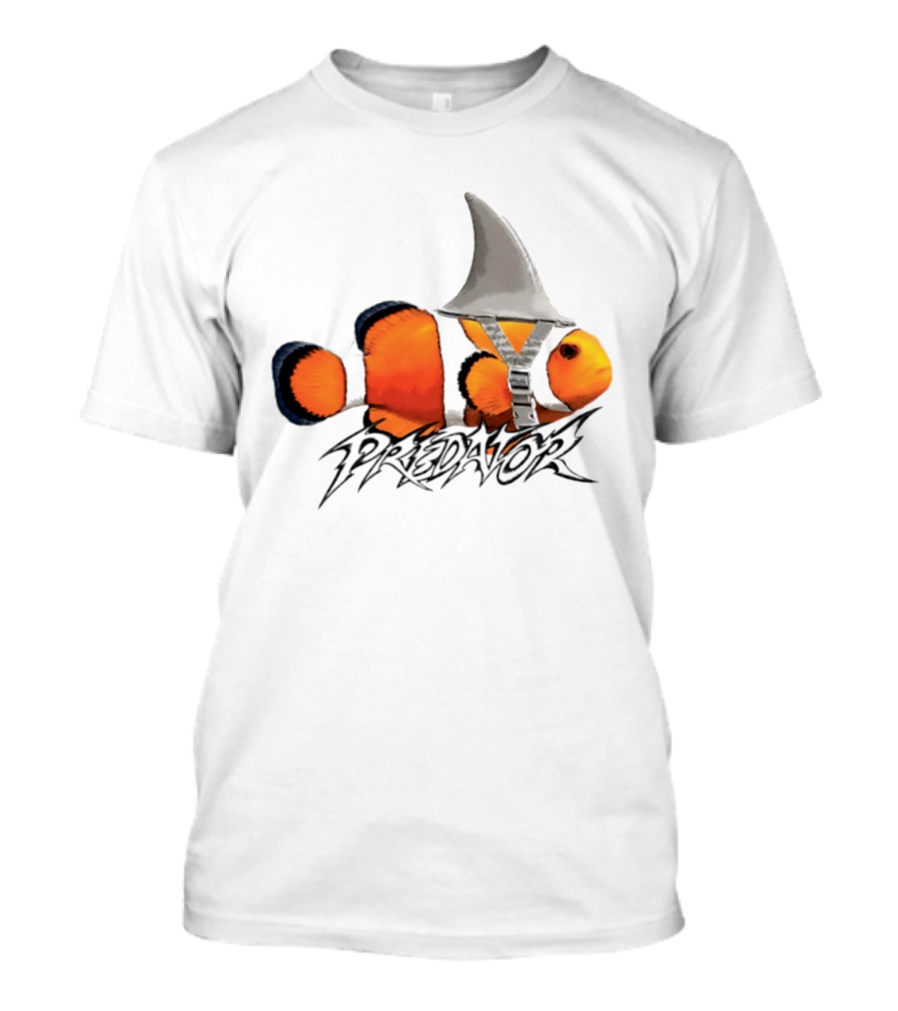 Predator Clown Nemo X Shark Fin Helmet T-Shirt