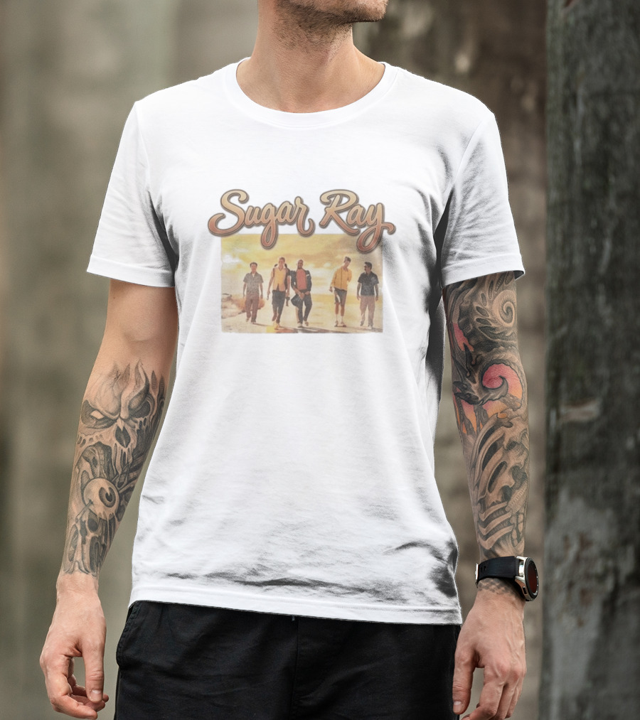 Shai Gilgeous Alexander Sugar Ray Band Walkway T-Shirt