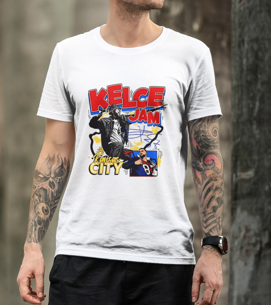 Kelce Jam Kansas City Chiefs Football Star T-Shirt