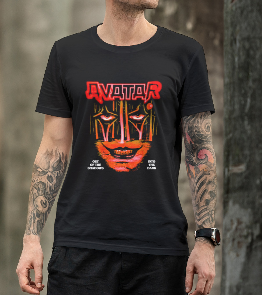Avatar Out Of The Shadows Into The Dark Face T-Shirt