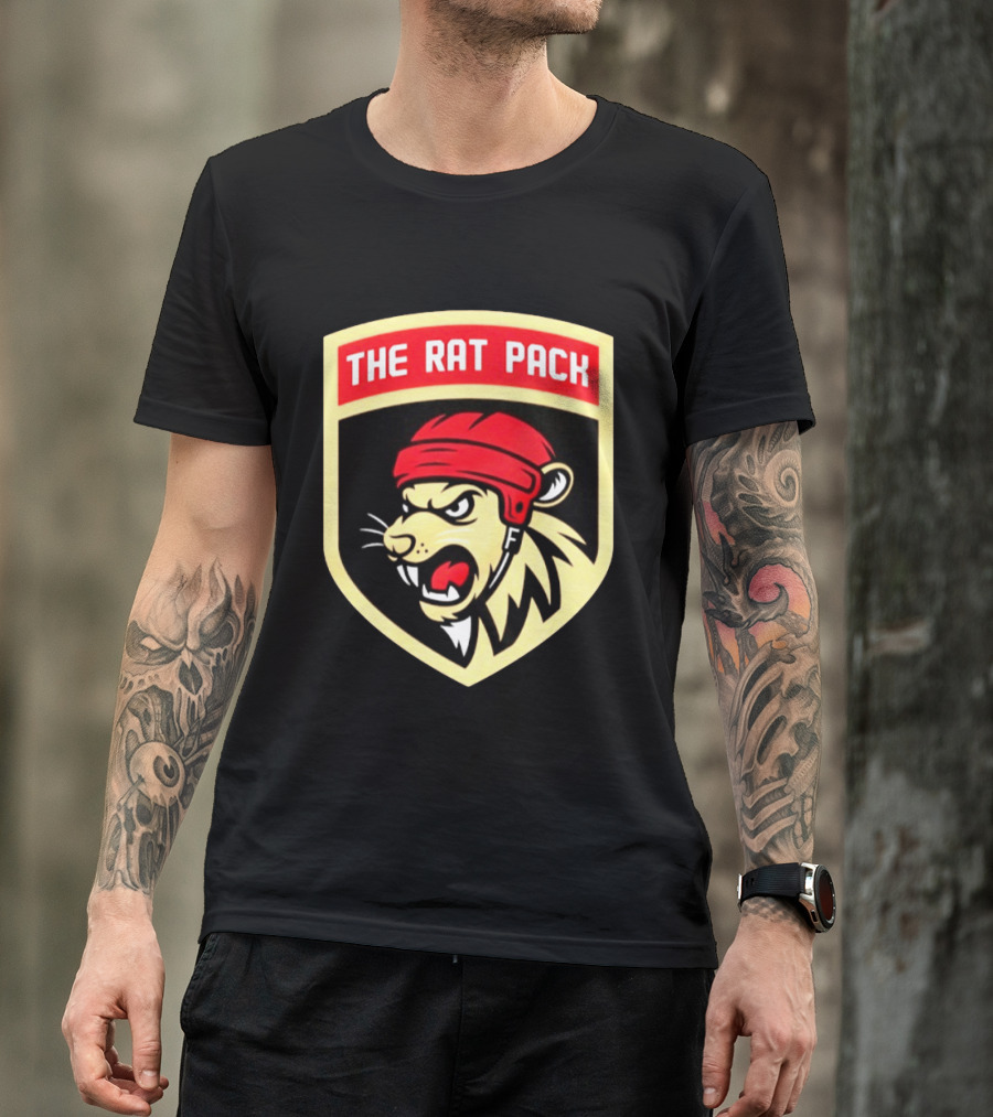 Florida Panthers The Rat Pack NHL Hockey Fierce Lion Head T-Shirt