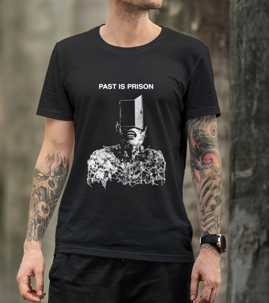 Past Is Prison Dark Horror Door Head Creepy T-Shirt