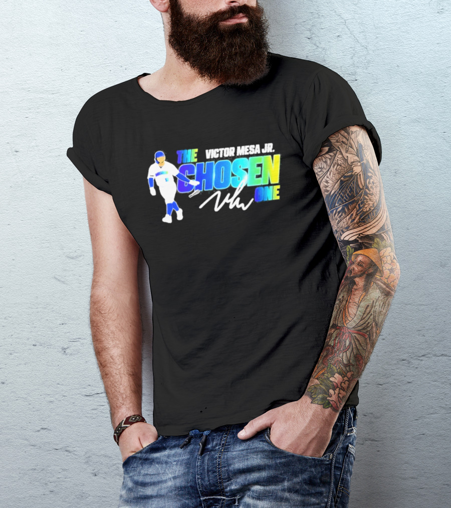 Rays Victor Mesa Jr The Chosen One Baseball Player T-Shirt