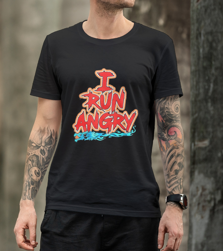 I Run Angry Josh Jacobs Game Day T-Shirt