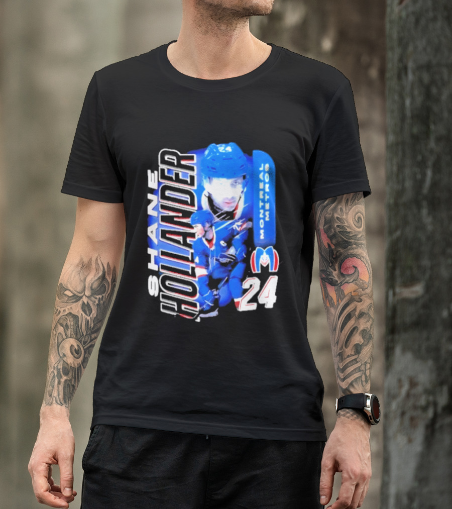 Shane Hollander 24 Montreal Metros Hockey Movie Rivalry T-Shirt
