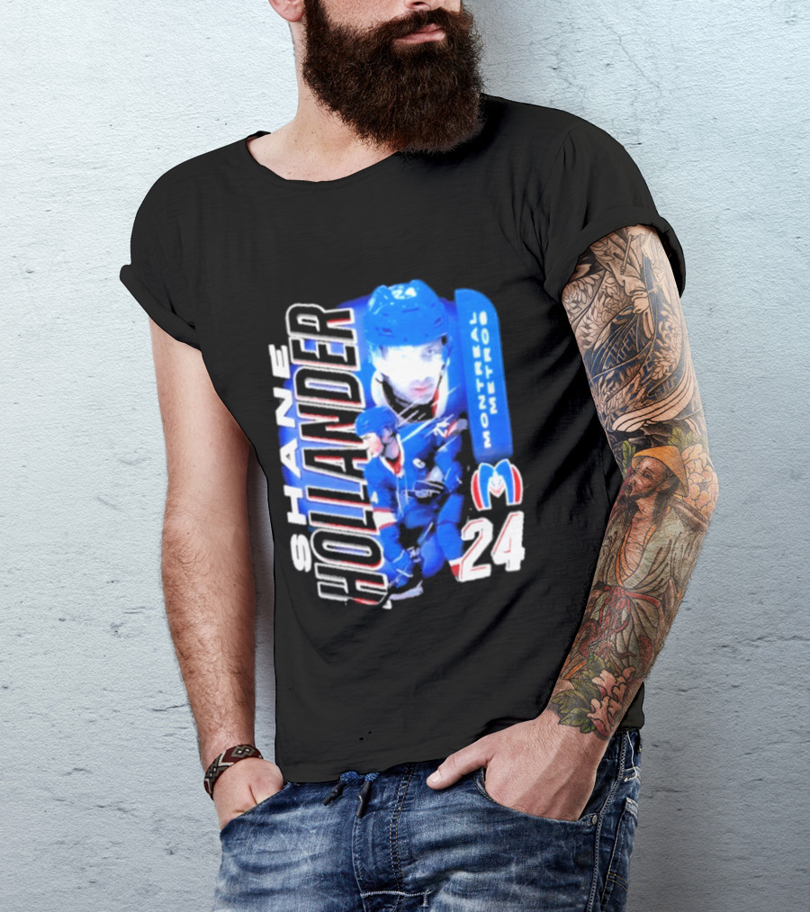 Shane Hollander 24 Montreal Metros Hockey Movie Rivalry T-Shirt