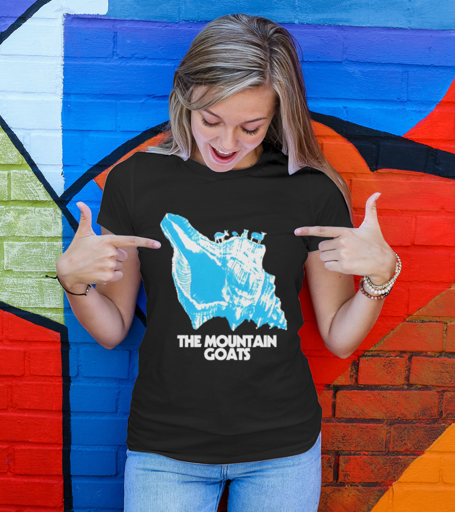 The Mountain Goats Indie Rock John Darnielle Blue Conch T-Shirt