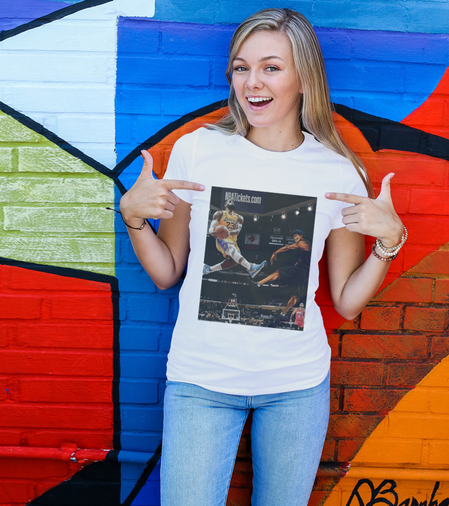 Alley Oop Lakers 23 NBA Anime Champions 2013 14 2017 18 T-Shirt