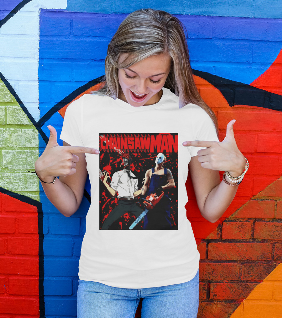 Chainsaw Man Shady Anime Horror T-Shirt