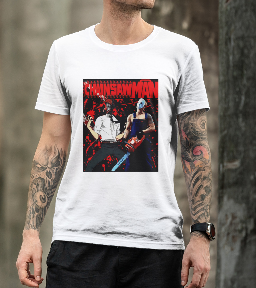 Chainsaw Man Shady Anime Horror T-Shirt
