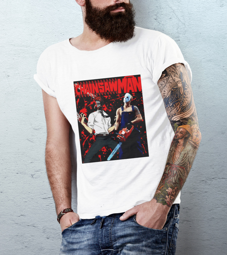 Chainsaw Man Shady Anime Horror T-Shirt