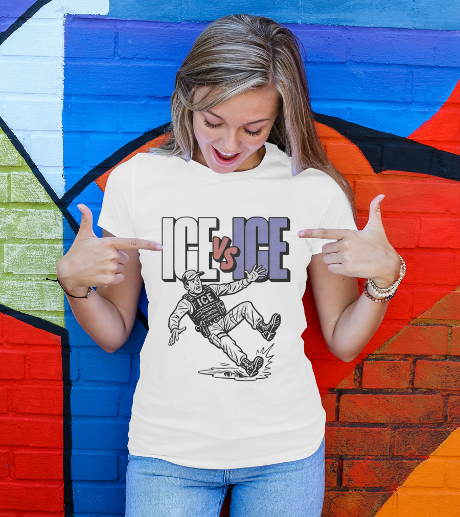 ICE Vs ICE 2026 Slippery Encounter T-Shirt