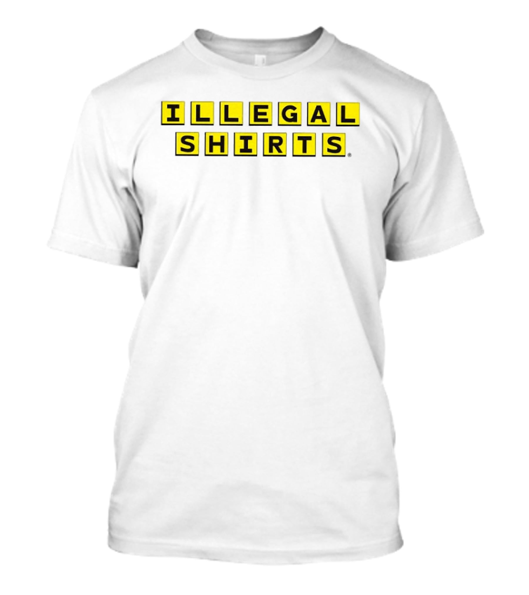 Illegal Waffle House Yellow Crossword Illegal T-Shirt