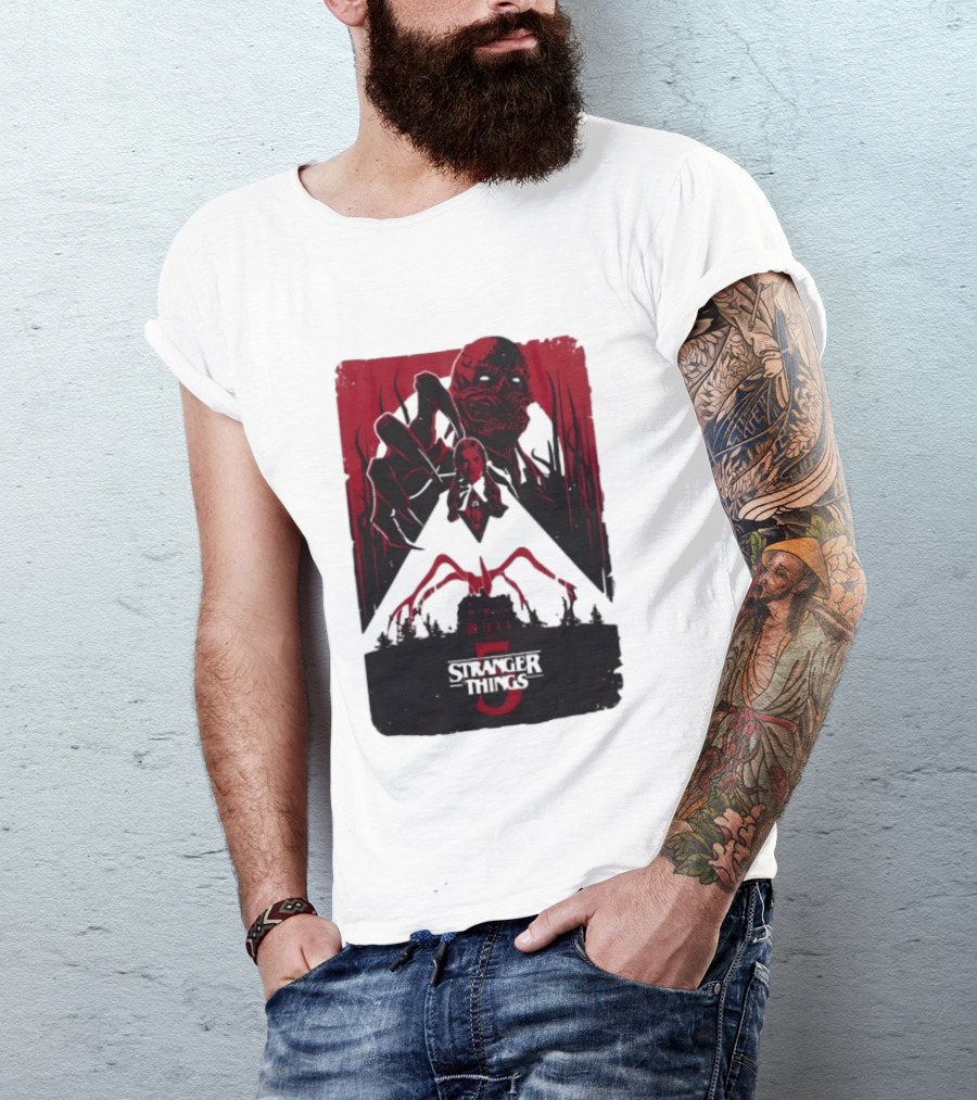 Stranger Things Season 5 Vecna Max Red T-Shirt