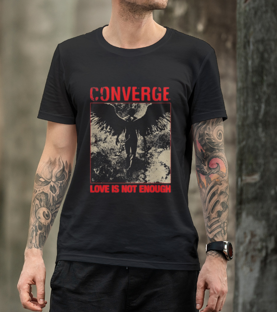 Converge Love Is Not Enough Angel Wings T-Shirt