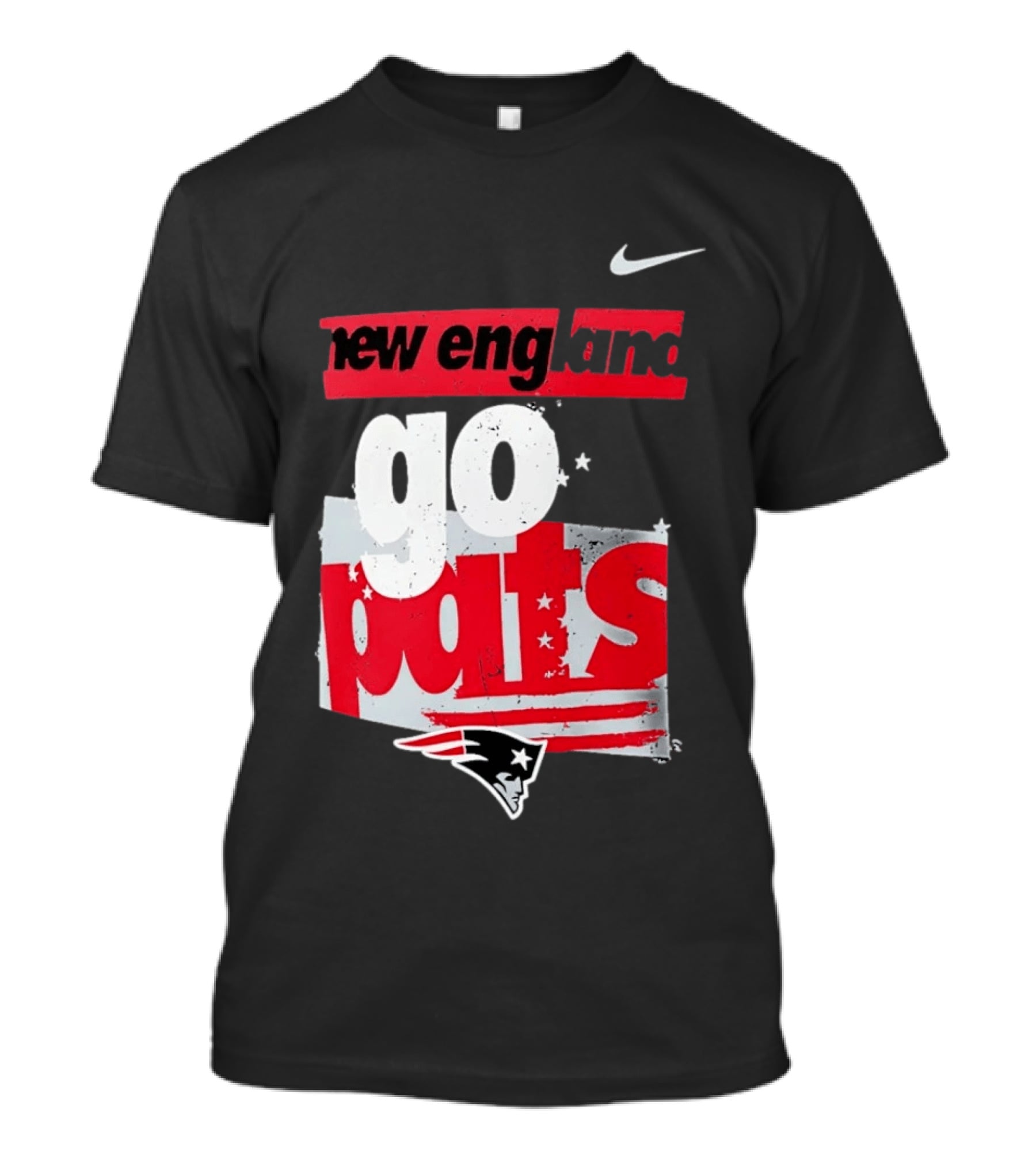 New England Go Pats Nike Patriots T-Shirt