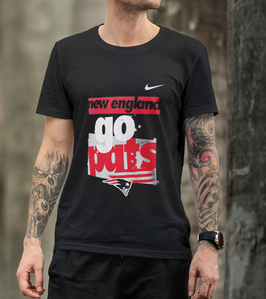 New England Go Pats Nike Patriots T-Shirt