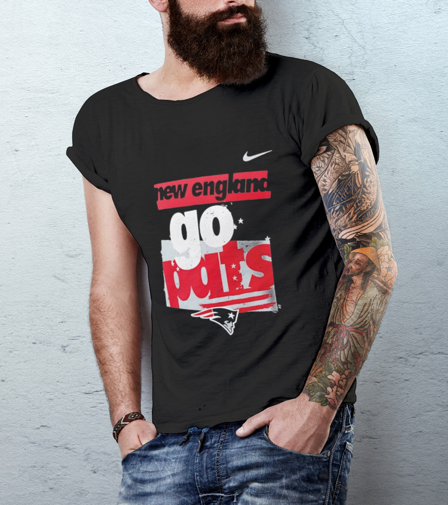 New England Go Pats Nike Patriots T-Shirt