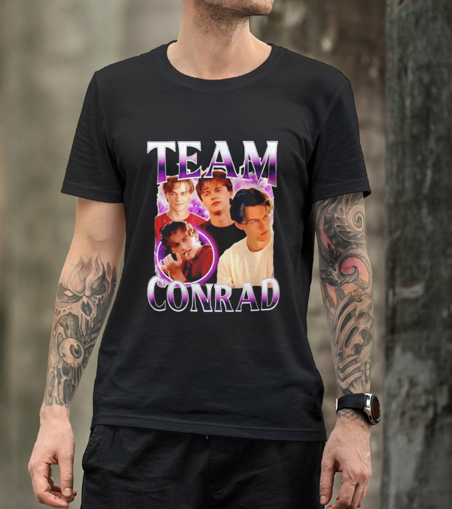 Team Conrad Fan Favorite Characters Collage 90s T-Shirt
