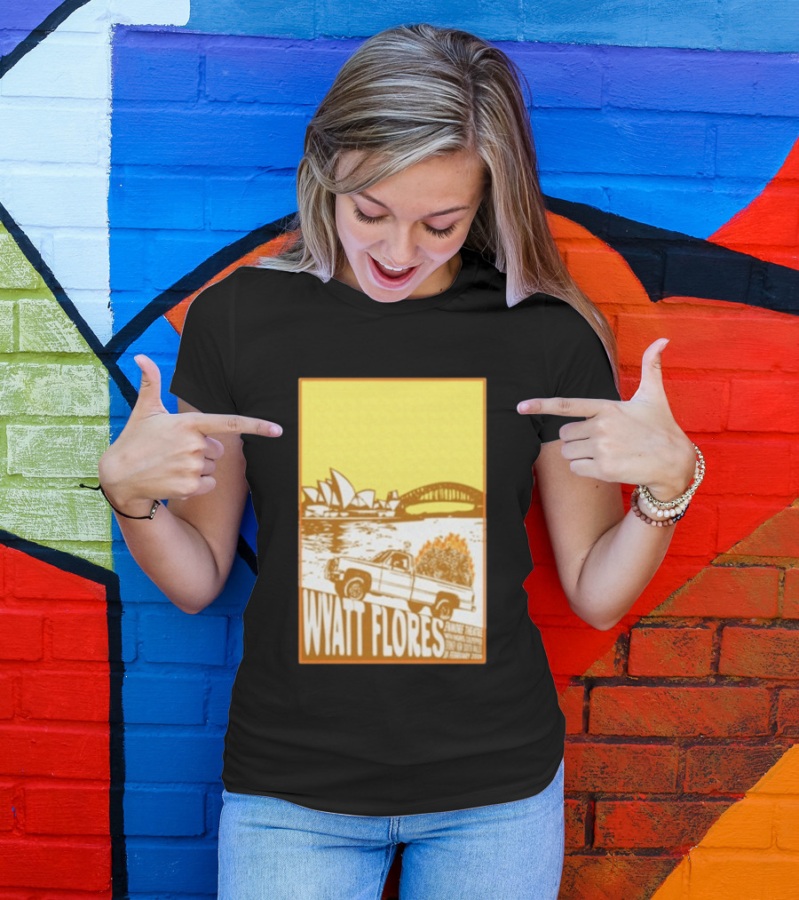 Wyatt Flores Sydney Opera House February 18 2026 Retro Truck Art New South Wales T-Shirt