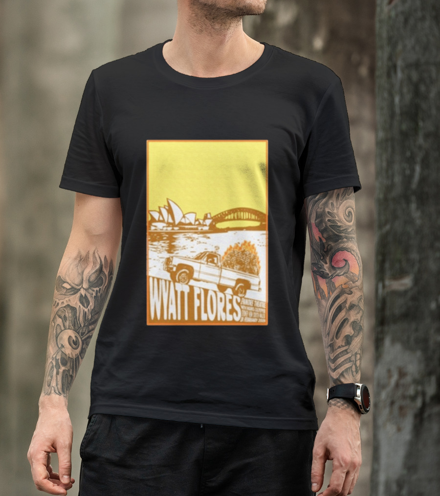 Wyatt Flores Sydney Opera House February 18 2026 Retro Truck Art New South Wales T-Shirt