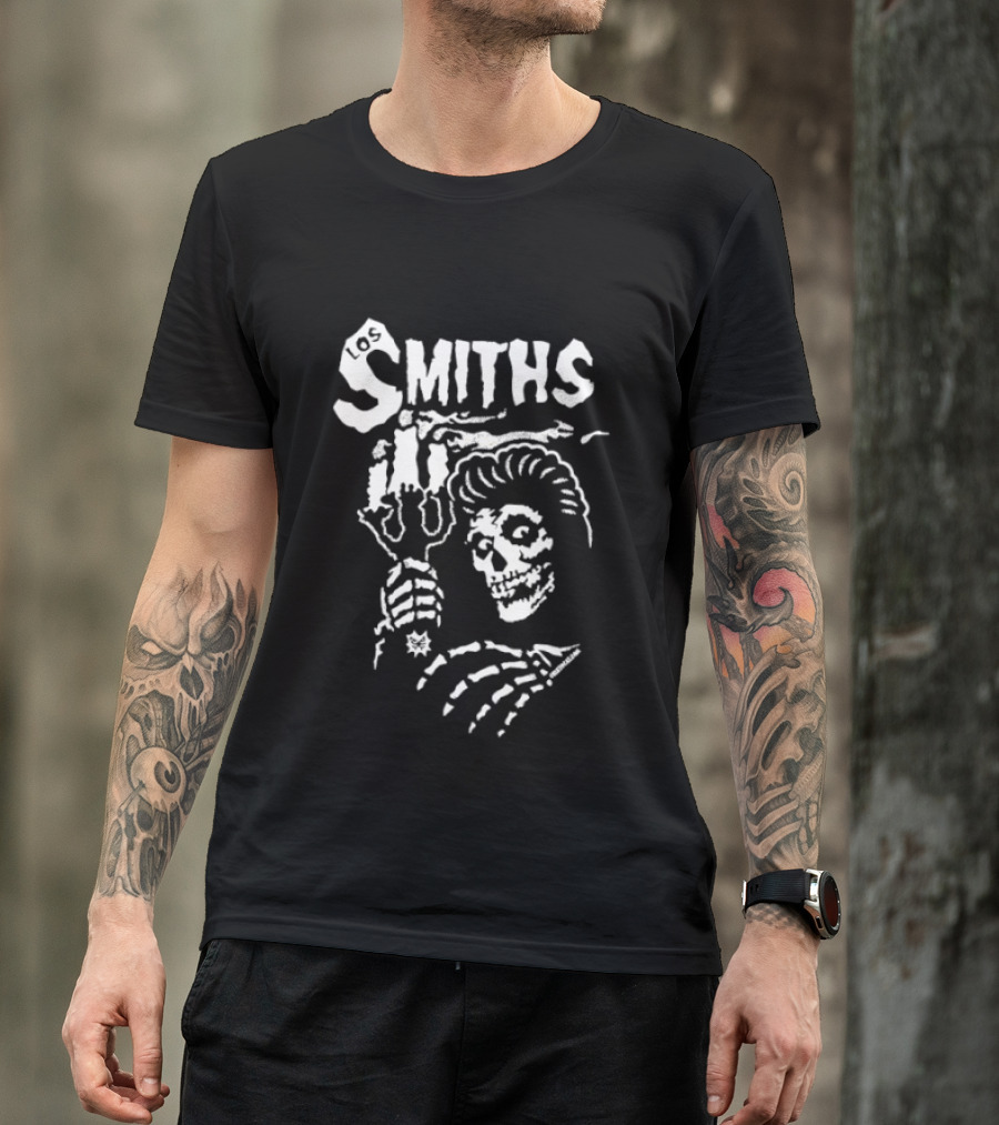Smiths Skeleton El Joker Band Mashup T-Shirt