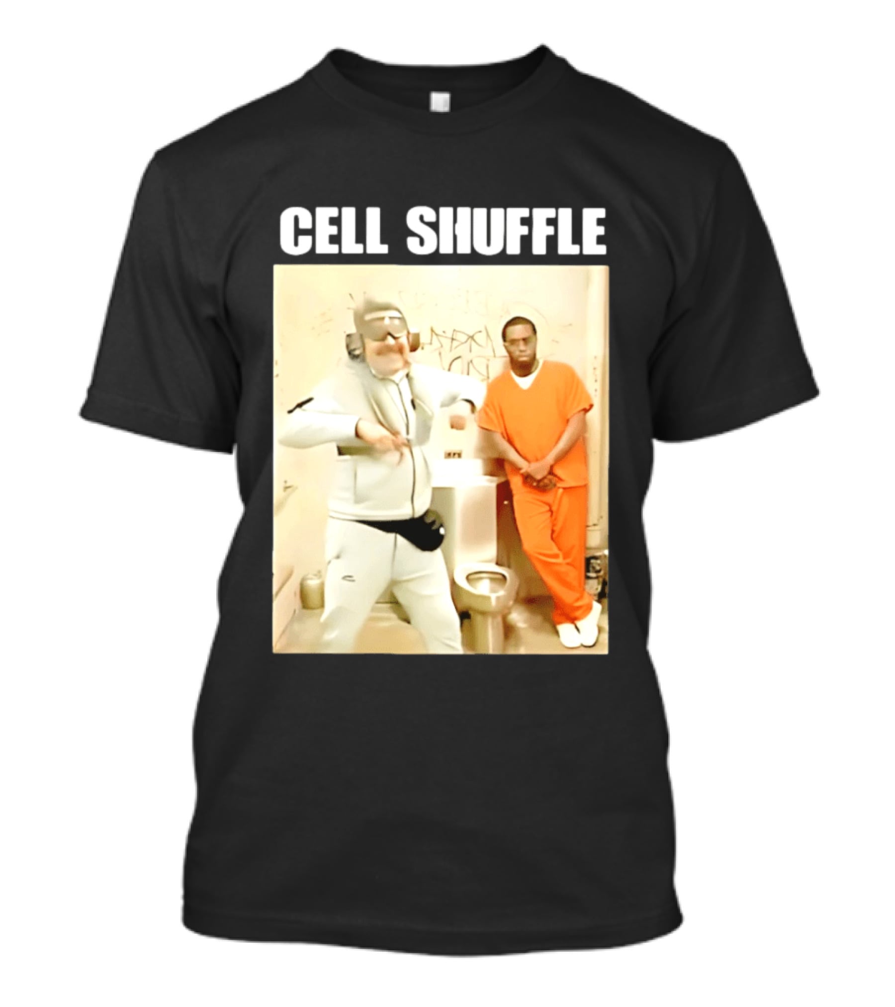 Cell Shuffle Maduro Diddy Dance In Jail Scene T-Shirt
