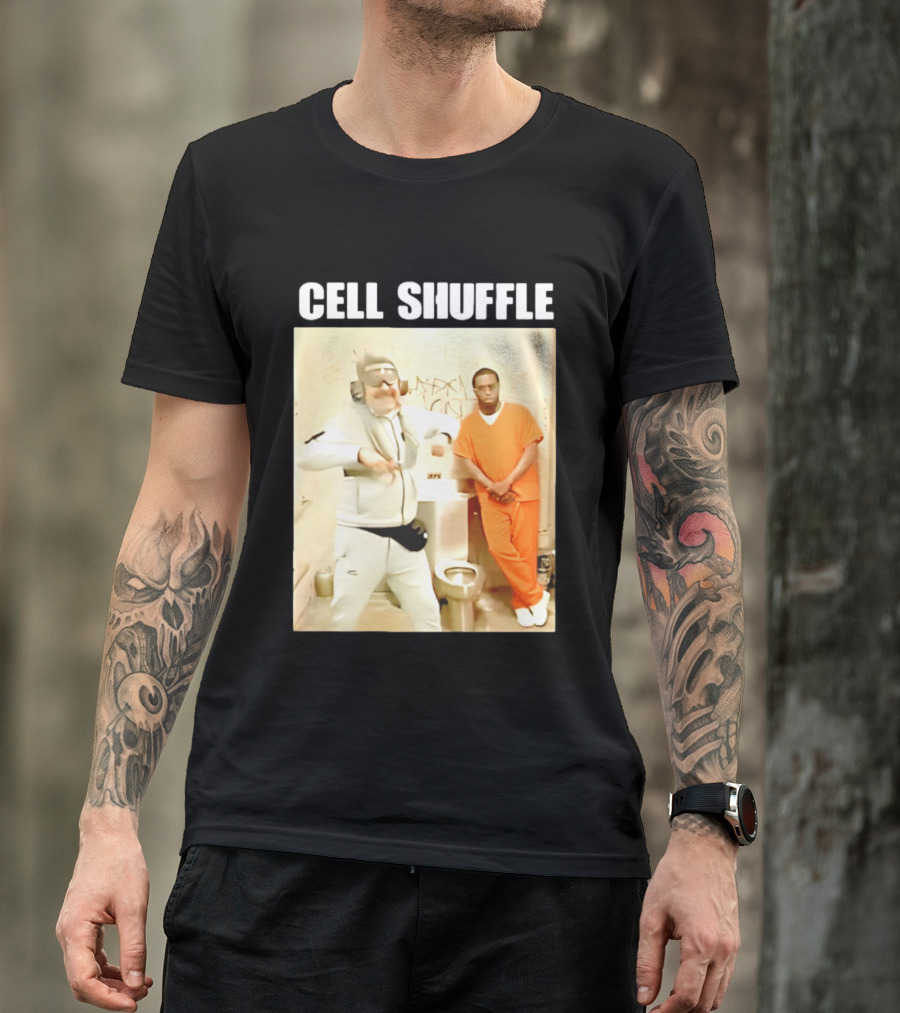 Cell Shuffle Maduro Diddy Dance In Jail Scene T-Shirt