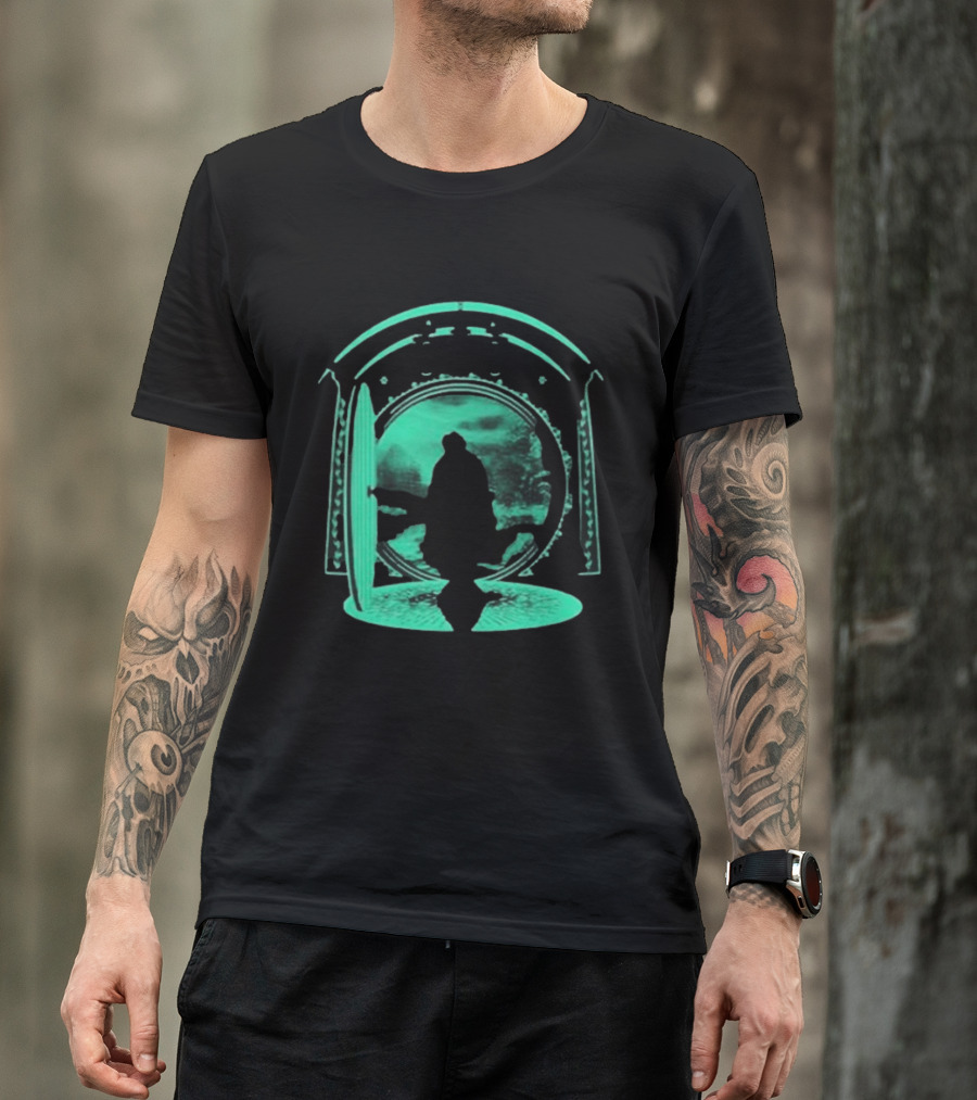 Hobbit Doorway Middle Earth Fantasy Adventure T-Shirt