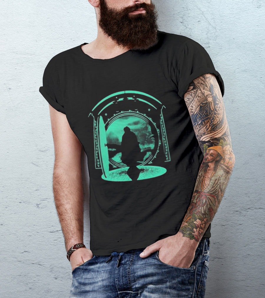 Hobbit Doorway Middle Earth Fantasy Adventure T-Shirt