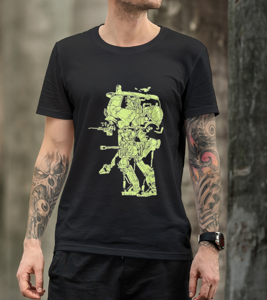 Wolf Parade Thin Mind Mech Walker Concept T-Shirt