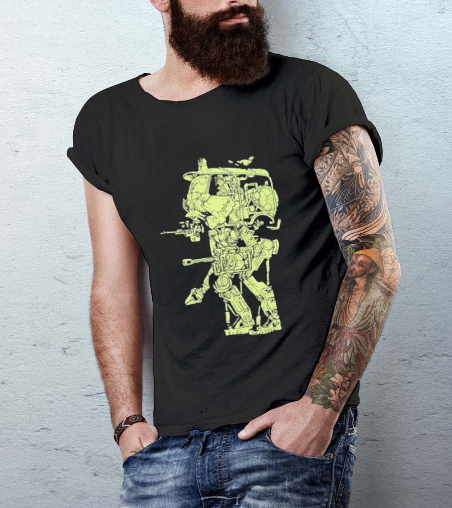 Wolf Parade Thin Mind Mech Walker Concept T-Shirt