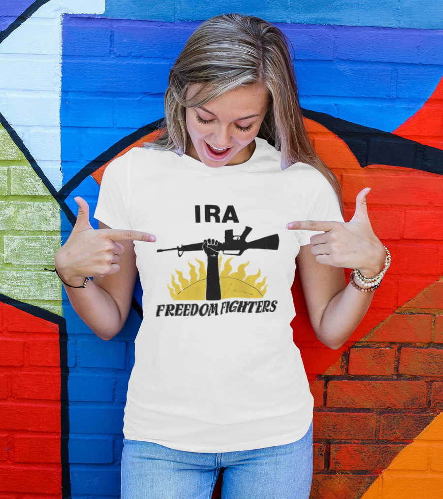 IRA Freedom Fighters Rifle Sunburst T-Shirt