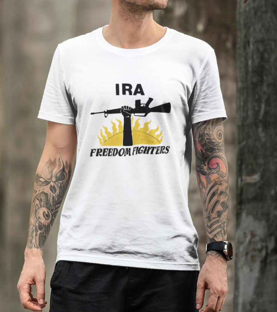 IRA Freedom Fighters Rifle Sunburst T-Shirt
