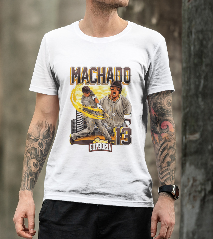 Manny Machado 13 San Diego Padres Planet Euphoria T-Shirt