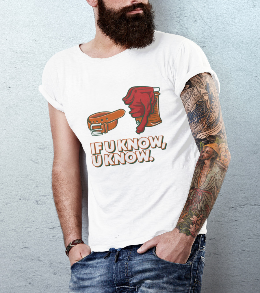 Miami Hurricanes If U Know U Know Belt And Cooler Clothing T-Shirt