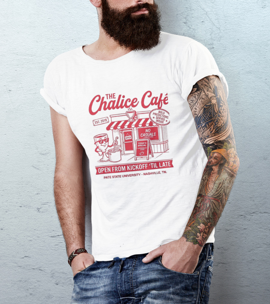 The Chalice Cafe Open From Kickoff 'Til Late Est 2019 Iconic Minneapolis MN Spot T-Shirt