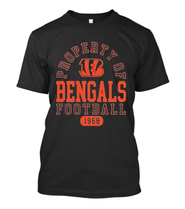 Property Of Bengals Football 1968 T-Shirt