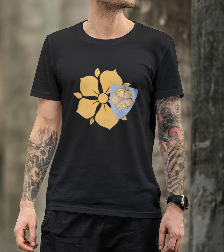Kingdom Come Deliverance II Yellow Flower Emblem Vavak T-Shirt