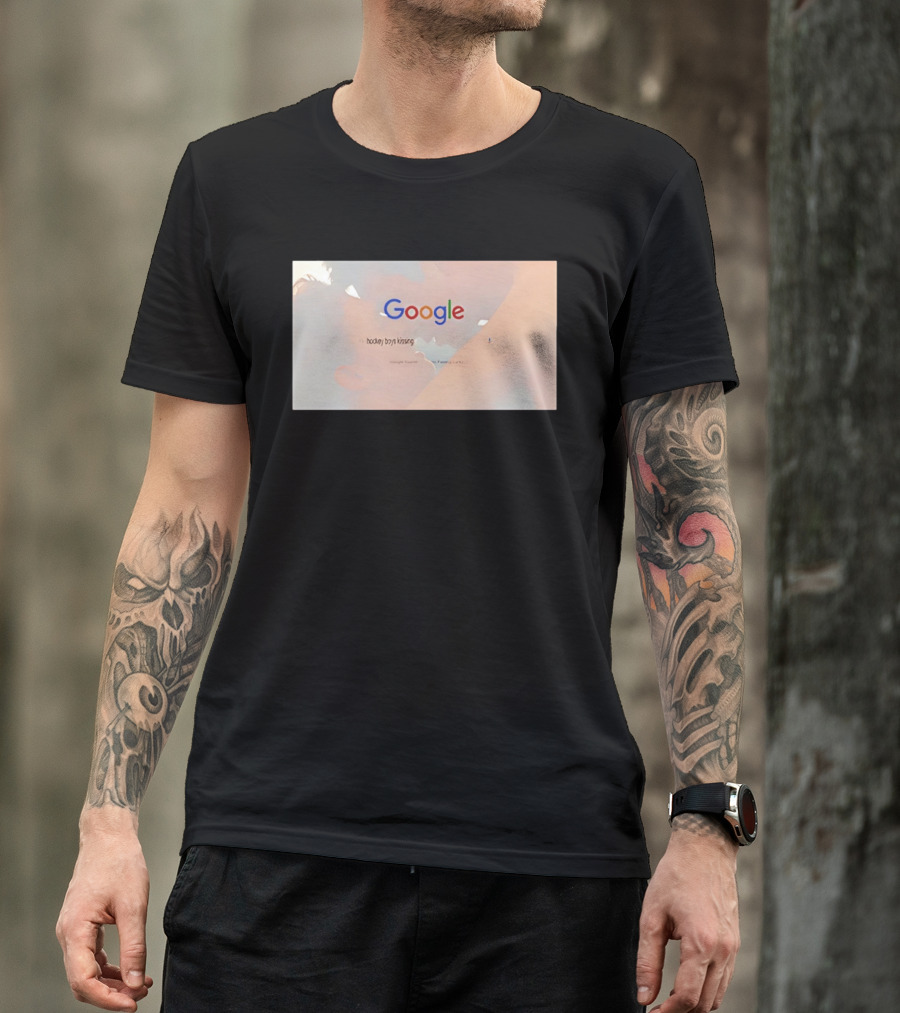 Google Shane And Ilya Hockey Boys Kissing Page T-Shirt