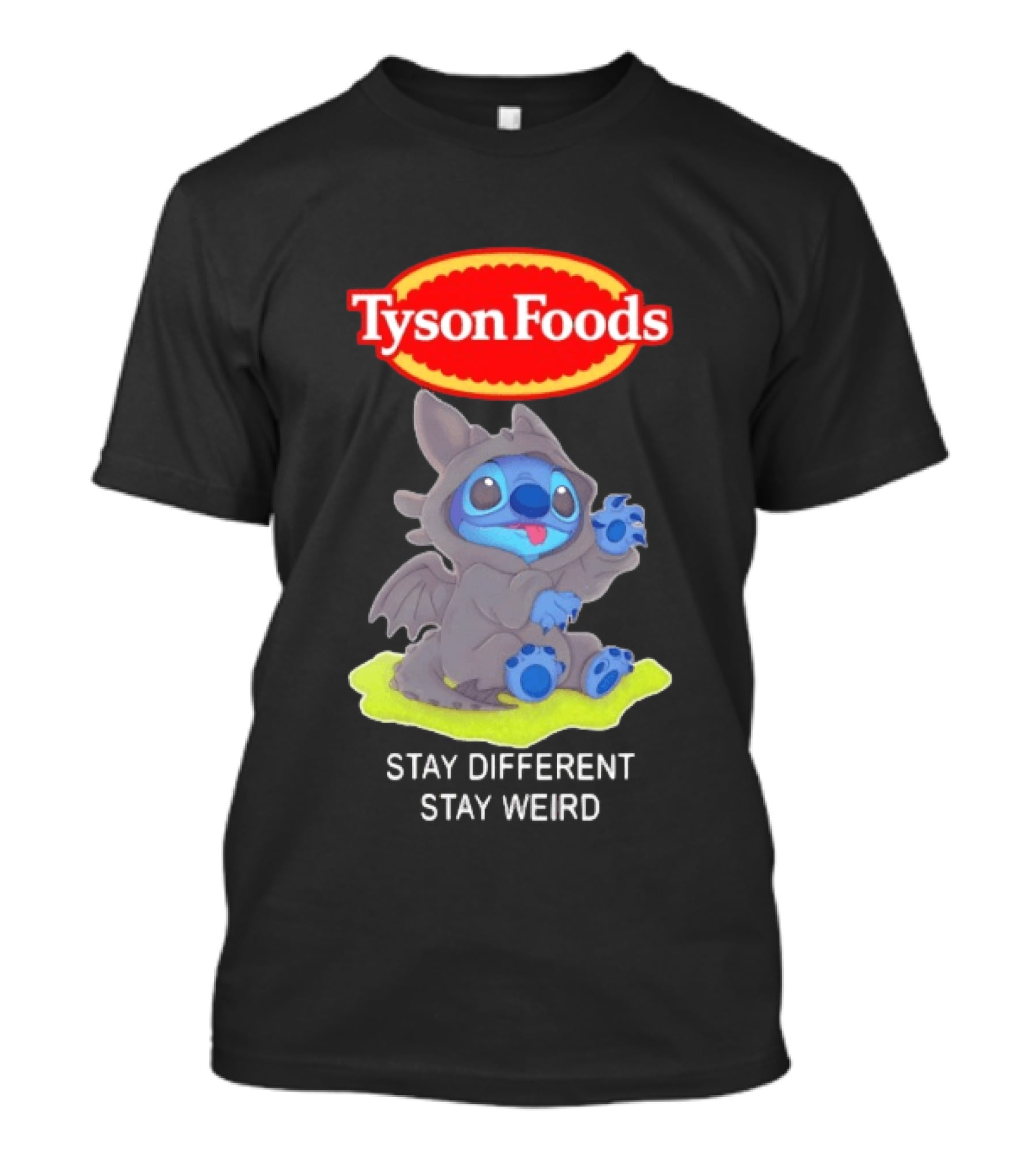 Tyson Foods Toothless Stitch Stay Different Stay Weird T-Shirt