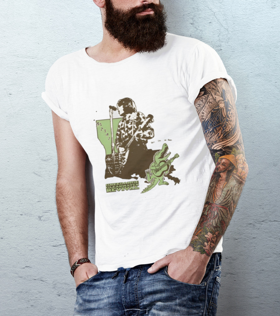 Creedence Clearwater Revival Bayou Vibes Swampy Riffs Pure CCR T-Shirt