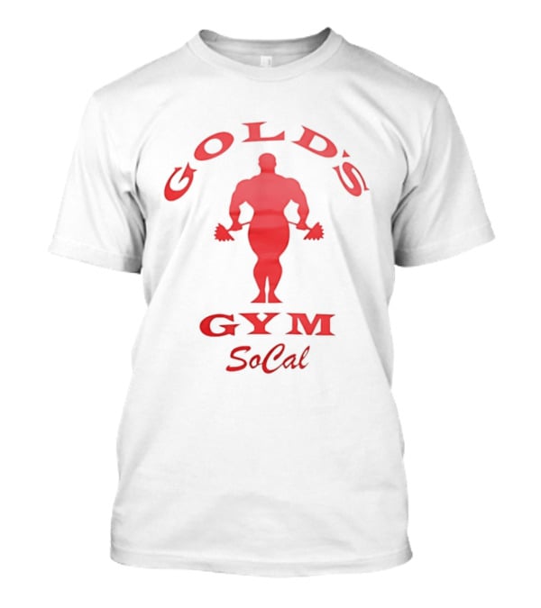 Gold's Gym Socal Bodybuilder Red T-Shirt