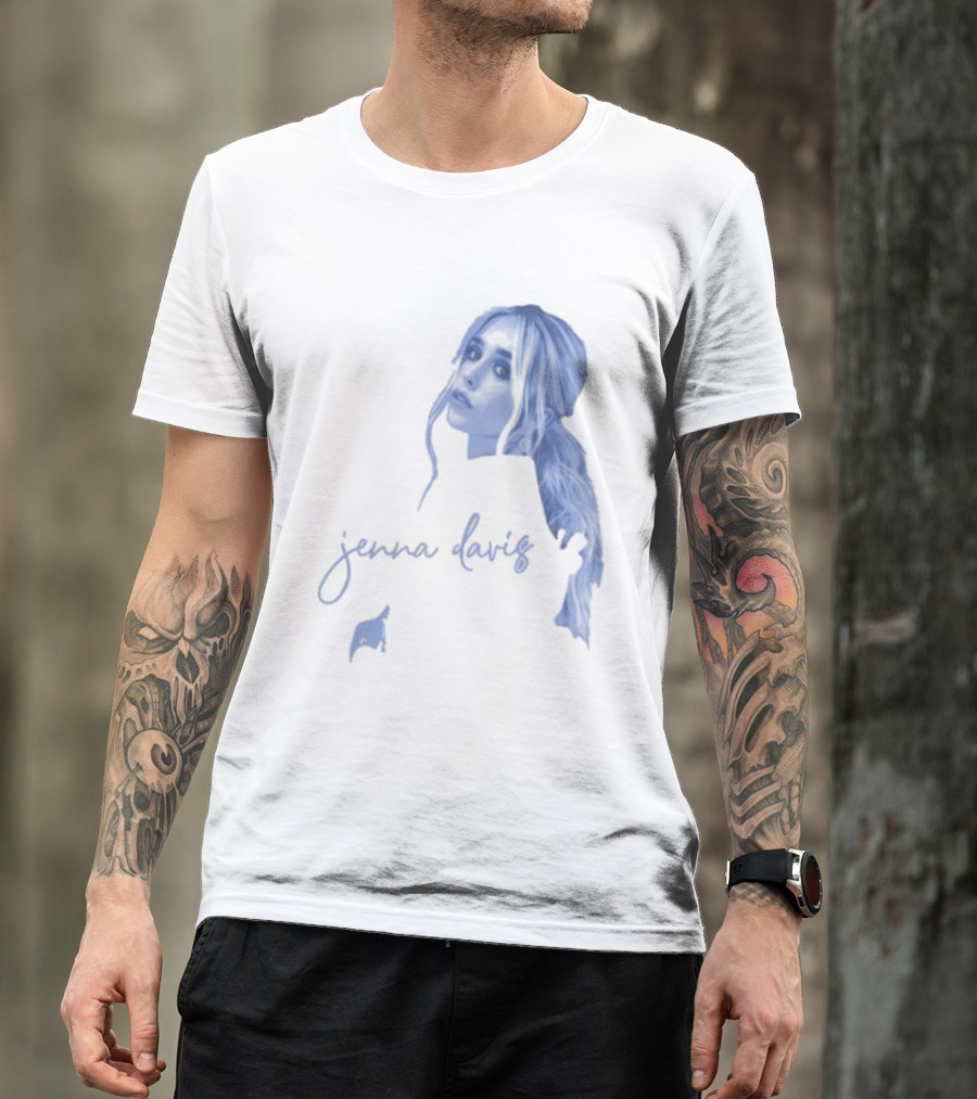 Jenna Davis Photo Blue T-Shirt
