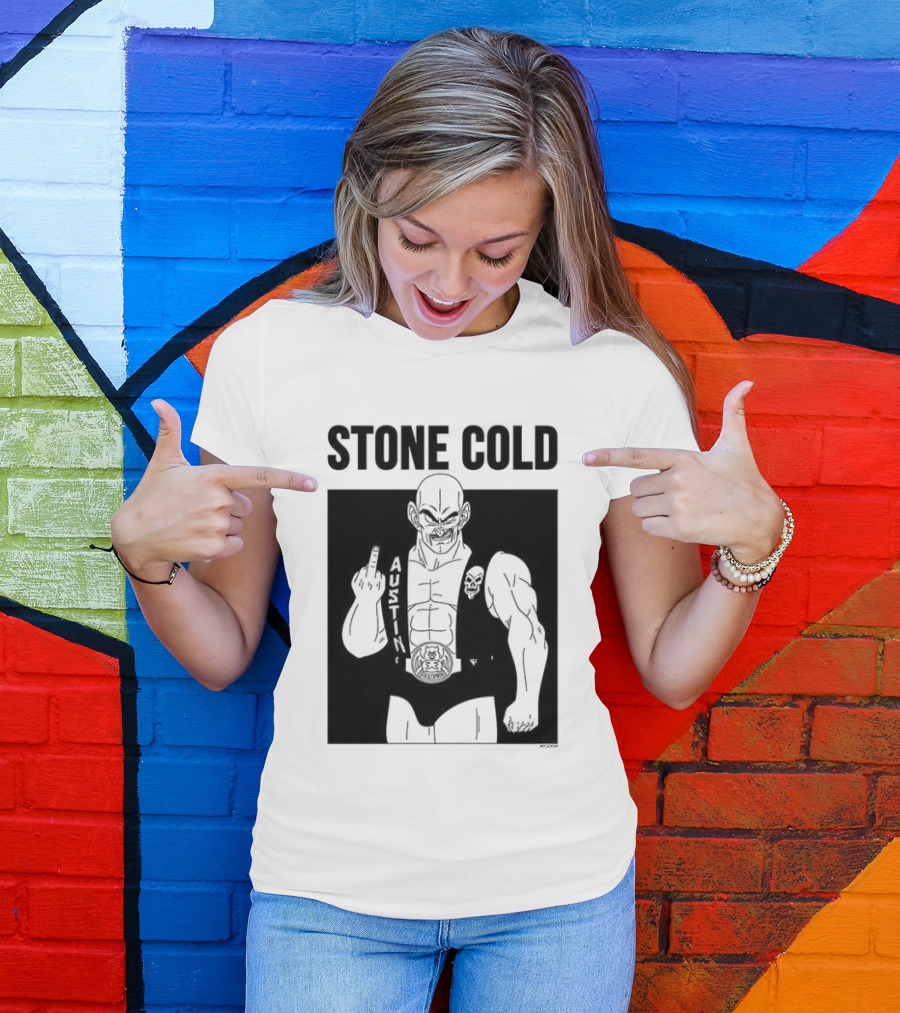 Stone Cold Nappa Gesture Iconic Fusion T-Shirt