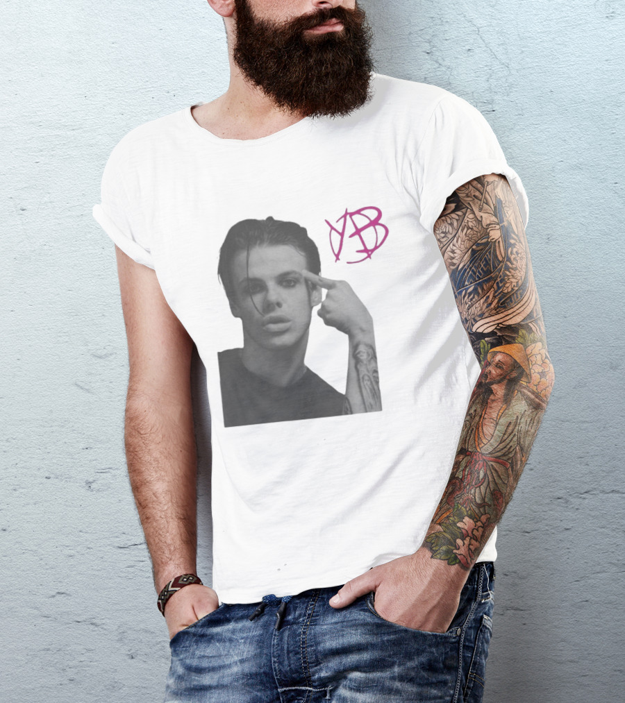 Yungblud YB Logo Finger Tattoo T-Shirt