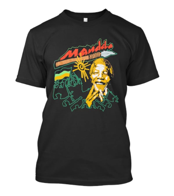 Nelson Mandela Barriers Sun Sketches T-Shirt