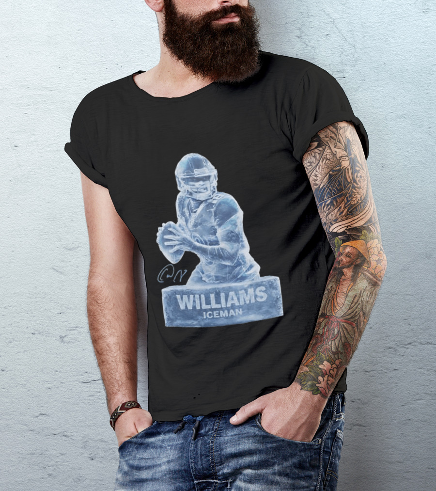 Williams Iceman Chicago Bears Sculpture T-Shirt